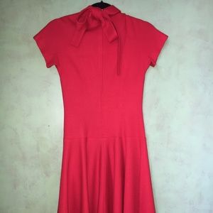 Vintage Red Sweater Dress from Saks Fifth Avenue